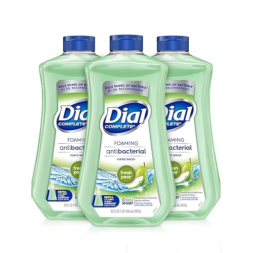 Dial Complete Antibacterial Foaming Hand Wash Refill, Fresh Pear, 32 fl oz (Pack of 3) Beauty & Personal Care Dial