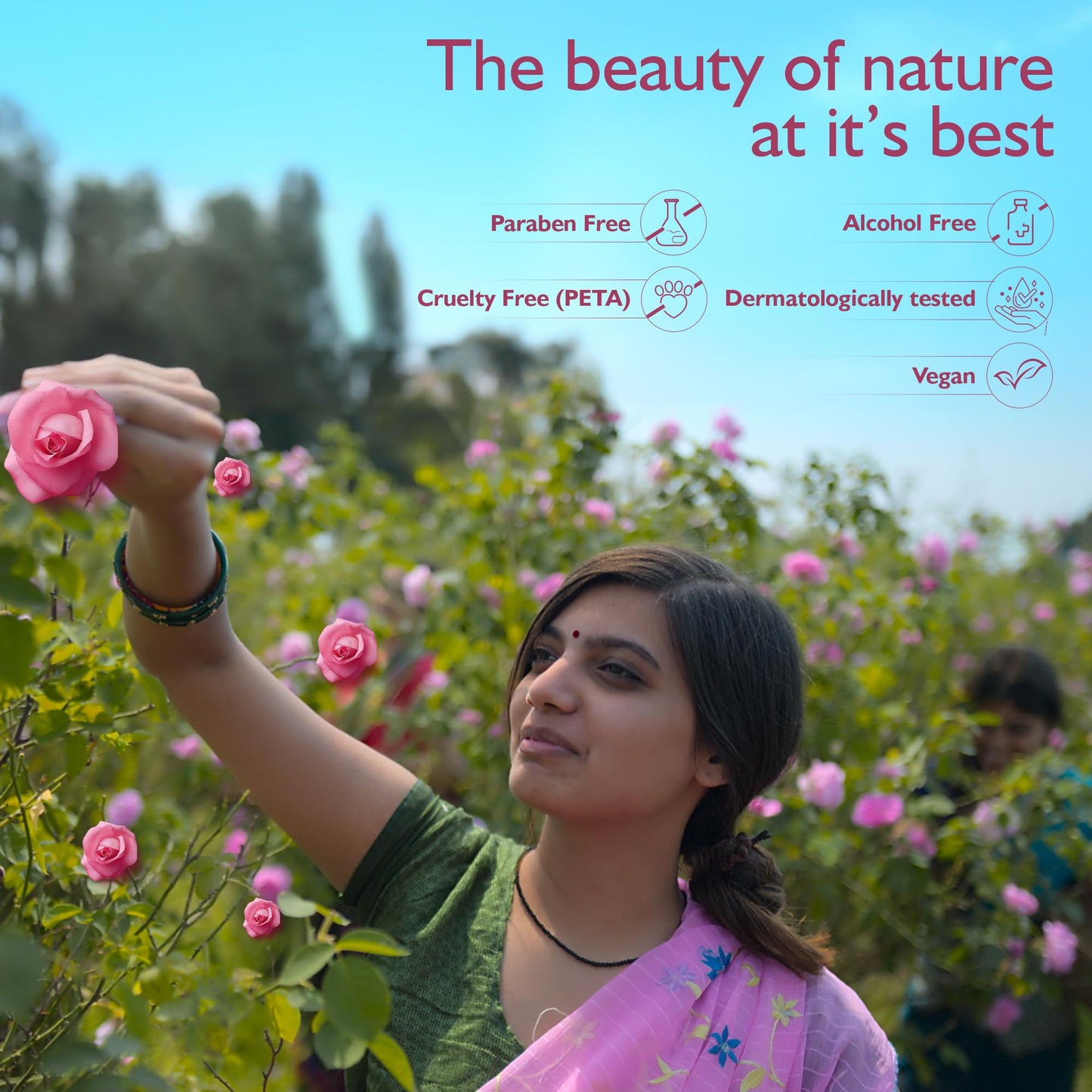 Dabur Gulabari Premium Rose Water Face Toner - 400ml | No Paraben | Alcohol Free | Cleanses, Hydrates & Moisturises | Balances & Restores Skin's pH Beauty & Personal Care Dabur