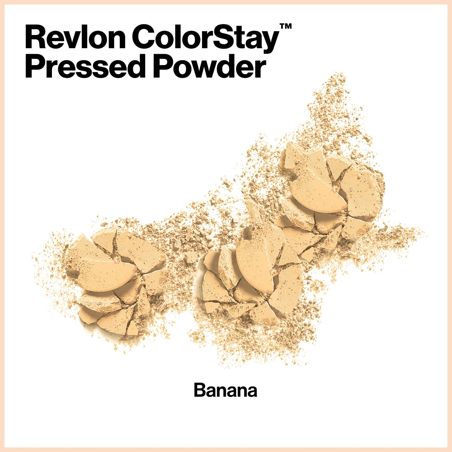 Revlon ColorStay Pressed Powder Face Makeup, Longwearing, Fragrance-Free, Noncomedogenic, 100 Banana, 0.3 oz Beauty & Personal Care REVLON