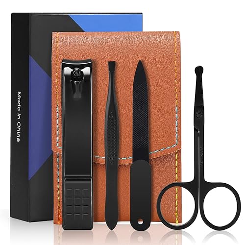 Aceoce Nail Clipper Set Manicure Set Men Nail Tools Accessories Personal Nail Care Tools Toe Finger Nail Clippers Travel Grooming Kit Manicure Beauty & Personal Care Aceoce