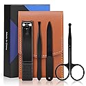 Aceoce Nail Clipper Set Manicure Set Men Nail Tools Accessories Personal Nail Care Tools Toe Finger Nail Clippers Travel Grooming Kit Manicure Beauty & Personal Care Aceoce