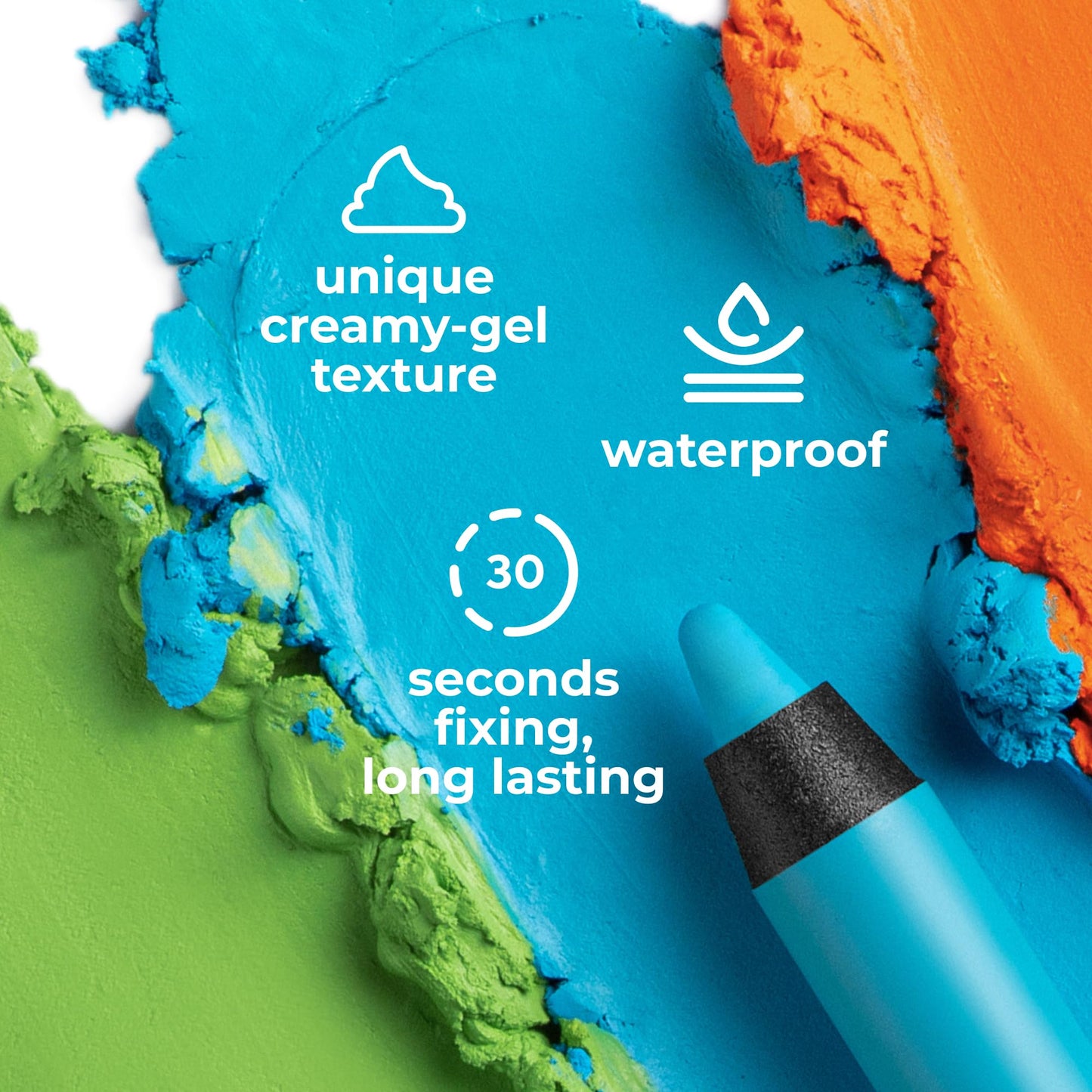 Lamel OhMy Color Gel Eyeliner Pencil - Long Lasting, Waterproof Eyeliner - Vibrant Colored, Highly-Pigmented - Blue Beauty & Personal Care Lamel