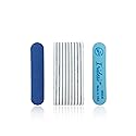 Iridesi Professional Mini Blue Finger Nail Files 120/240 Washable Emery Boards 3-1/2 Inches Long 12 Fingernail Files Per Pack Beauty & Personal Care Iridesi