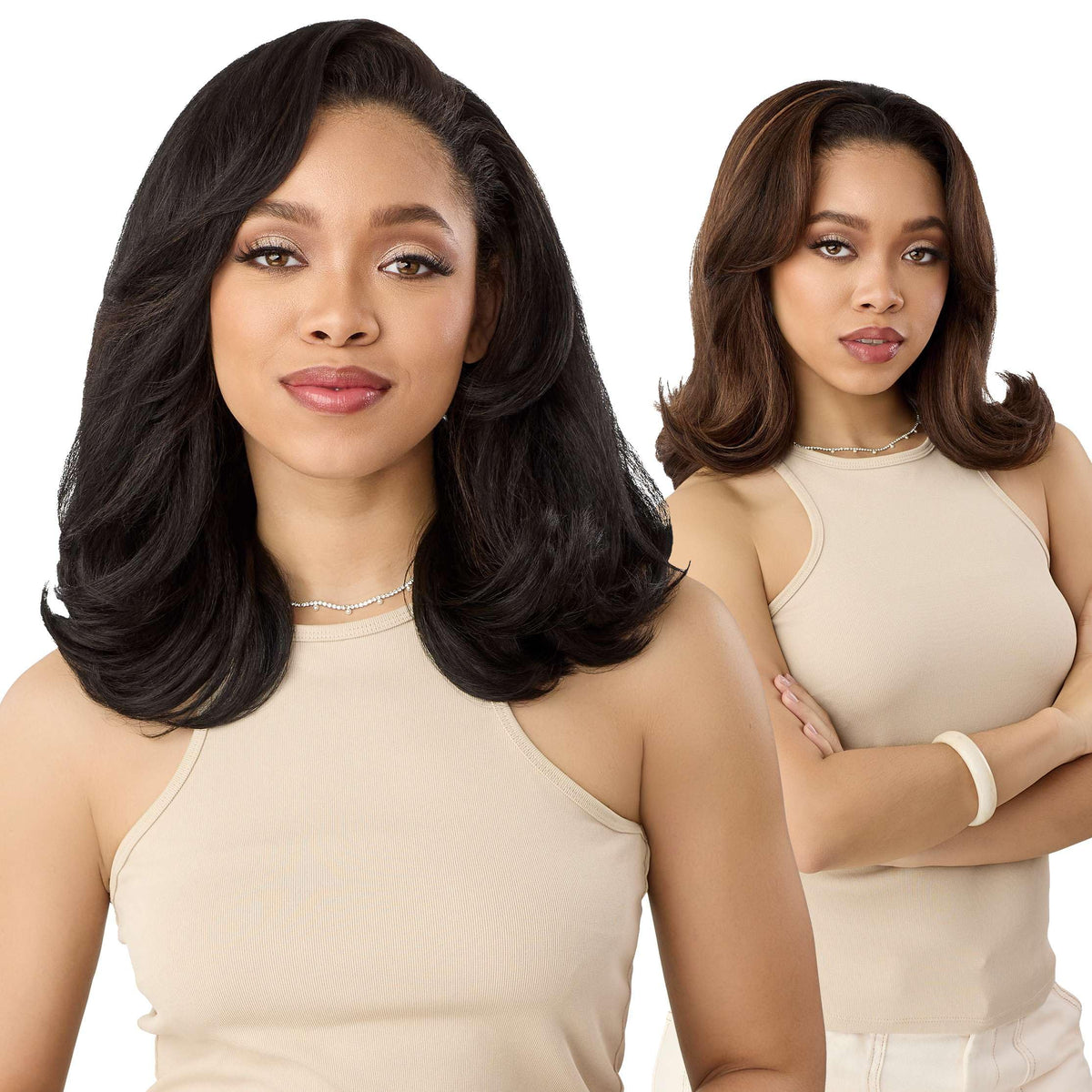 Outre Quick Weave Synthetic Half Wig - Poppy (DR4/CALIFORNIA BLONDE)