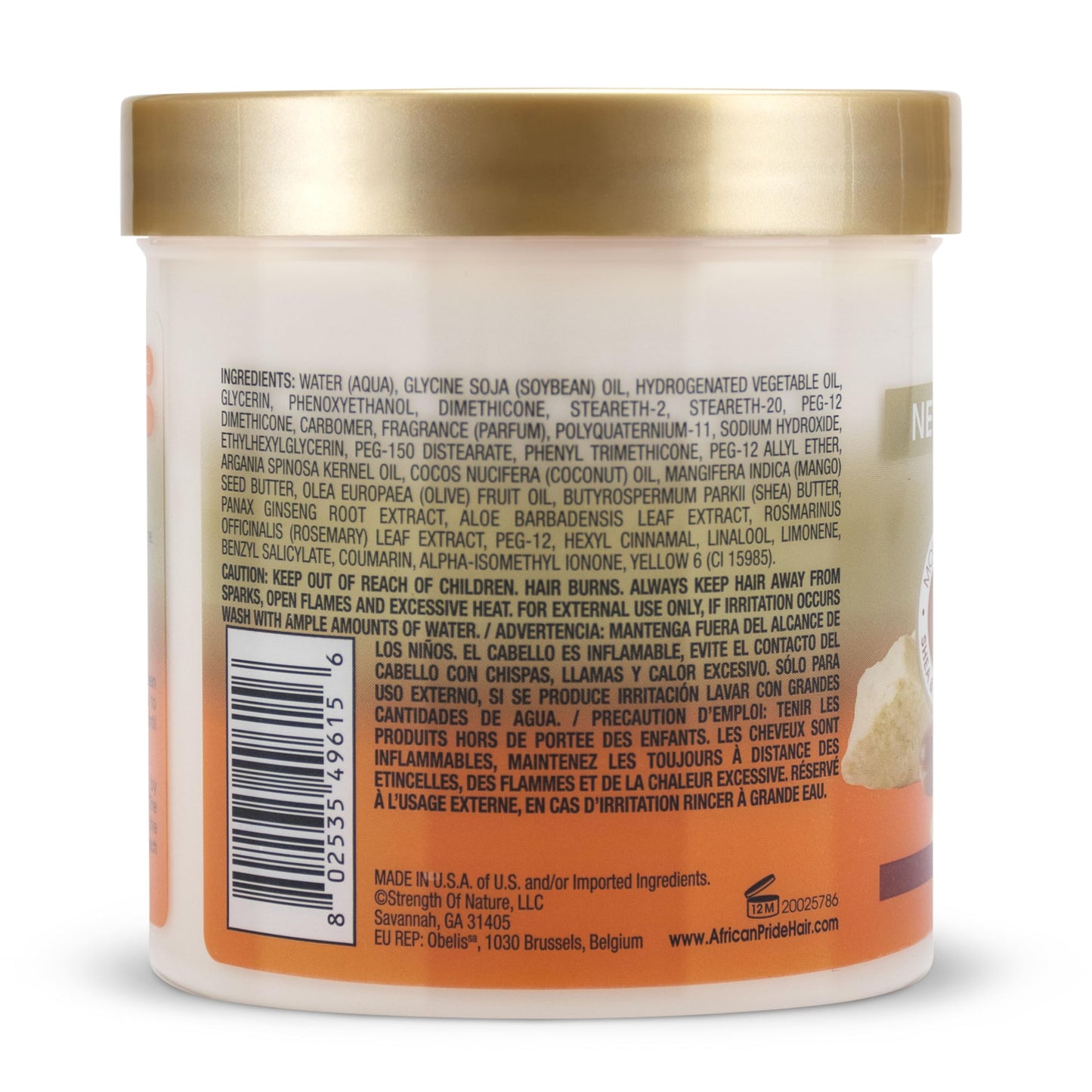 African Pride Shea Butter Miracle Moisture Intense Bouncy Curls Pudding 15 oz (Pack of 10) Beauty & Personal Care African Pride
