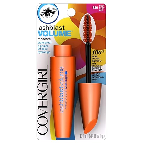 CoverGirl LashBlast Waterproof Mascara, Black 830, 0.44 - Ounce Packages (Pack of 3) Beauty & Personal Care COVERGIRL