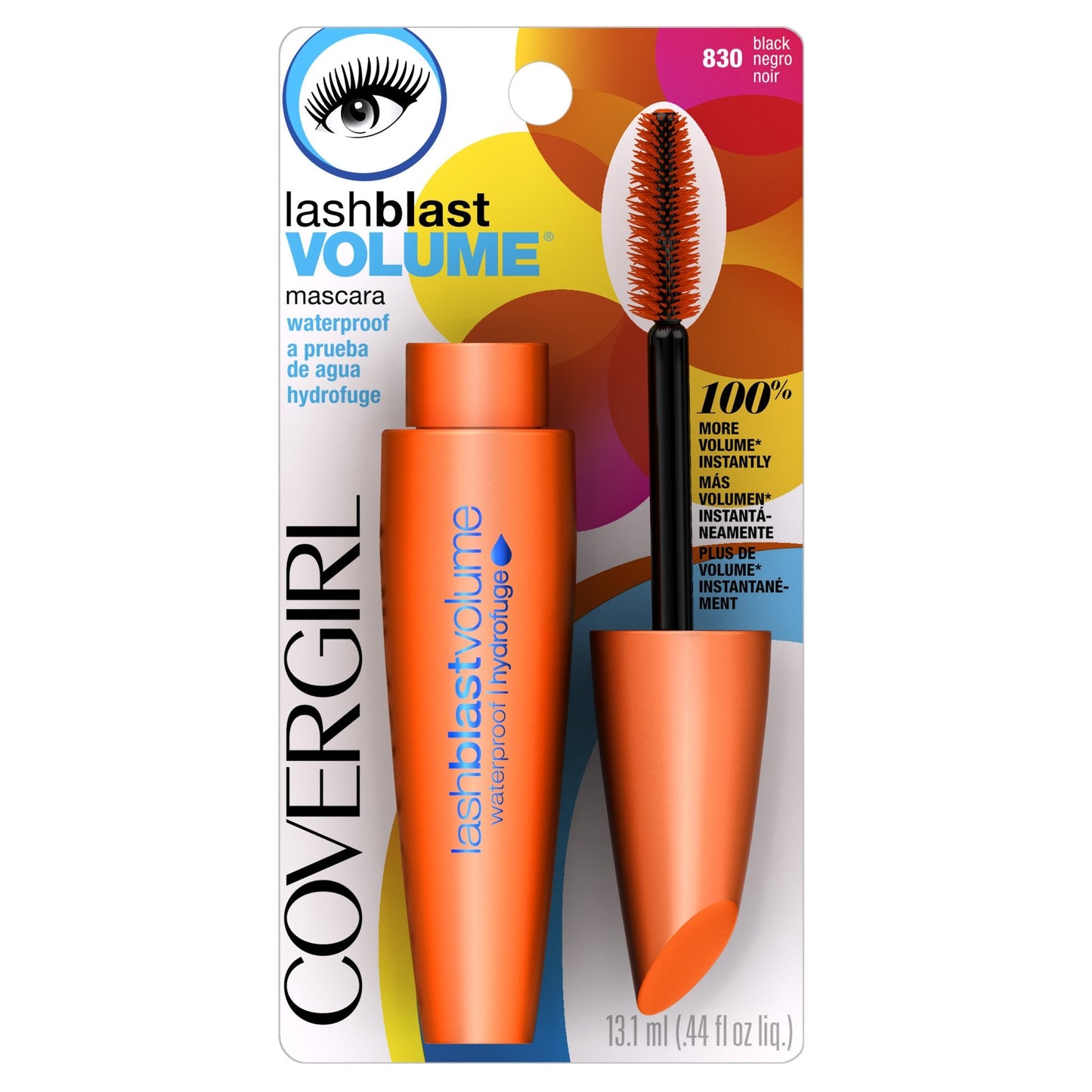 CoverGirl LashBlast Waterproof Mascara, Black 830, 0.44 - Ounce Packages (Pack of 3) Beauty & Personal Care COVERGIRL