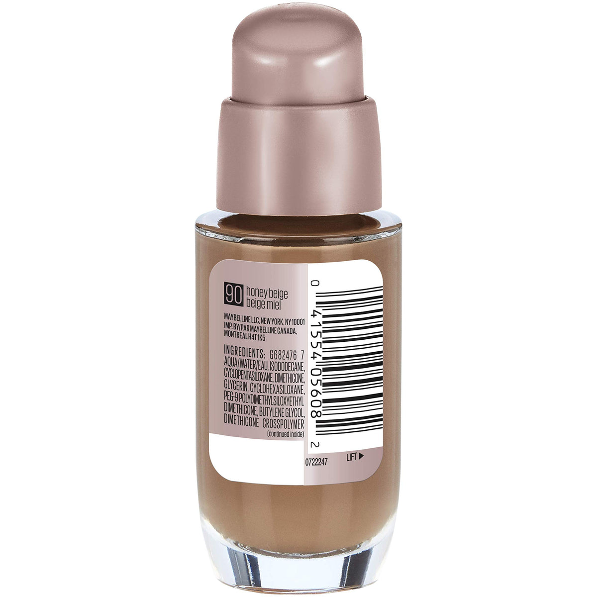 Maybelline New York Dream Satin Liquid Foundation, Honey Beige 1 oz