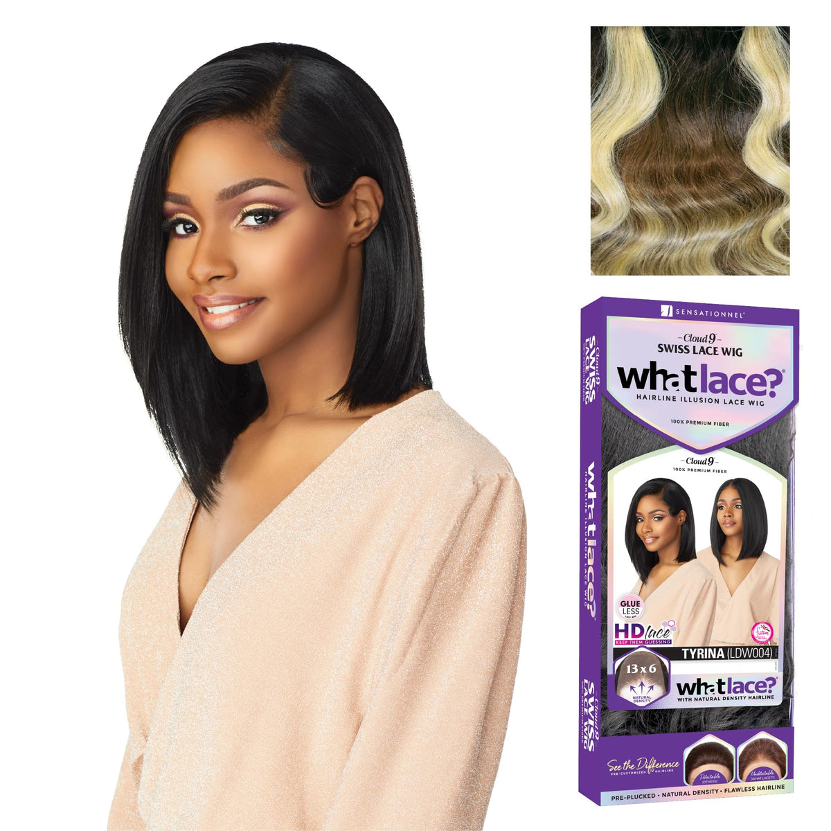 Sensationnel What Lace 13x6 Wig-Tyrina, MP/BLONDE