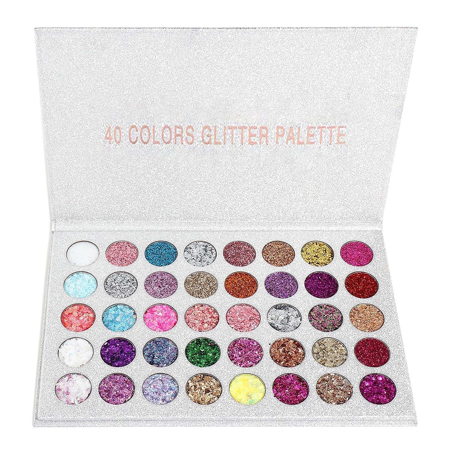 SUMEITANG 40 Colors Glitter Gel Set - No Glue Needed for Hair Face Body Glitter for Halloween, Carnival, Cosplay | Multi-Purpose Paint Glitter Beauty & Personal Care SUMEITANG