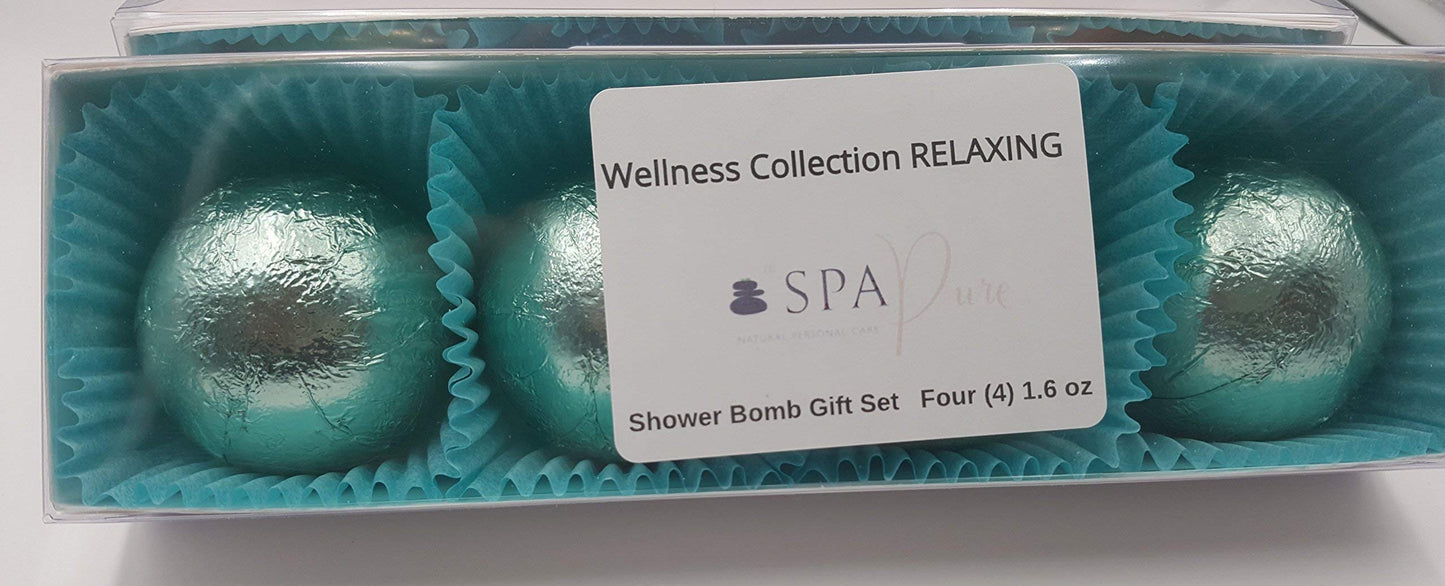 Spa Pure Relaxing Aromatherapy Shower Steamers Bombs - Shower Bombs with Essential Oils - Unisex Bath Melts - Self Care and Relaxation Shower Steamer Beauty and Personal Care Spa Pure