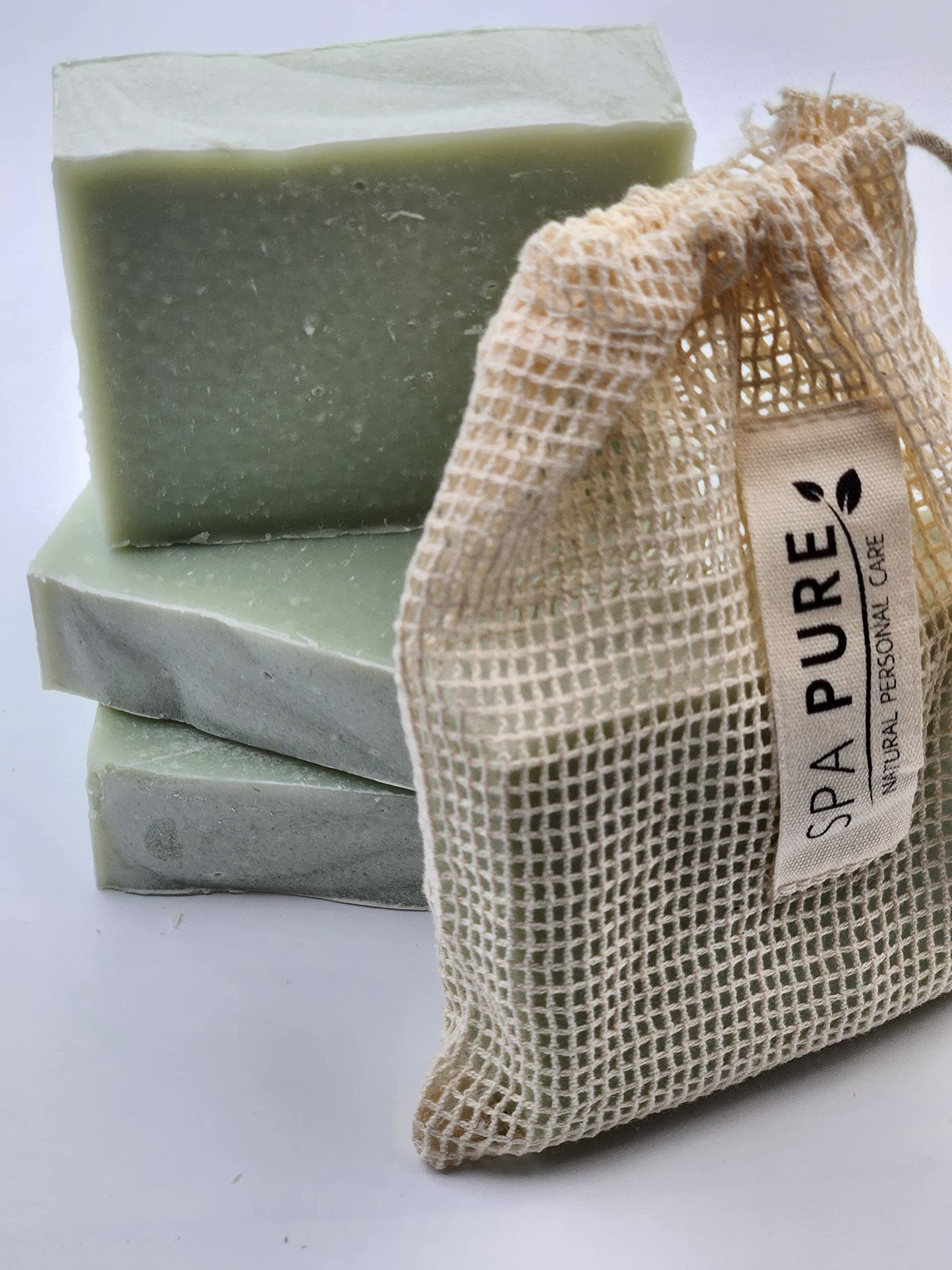 Spa Pure Aromatherapy Luxury Soap, made with plant based ingredients, essential oils, all natural, 4.5 oz each (Citrus Mint) Beauty & Personal Care Spa Pure