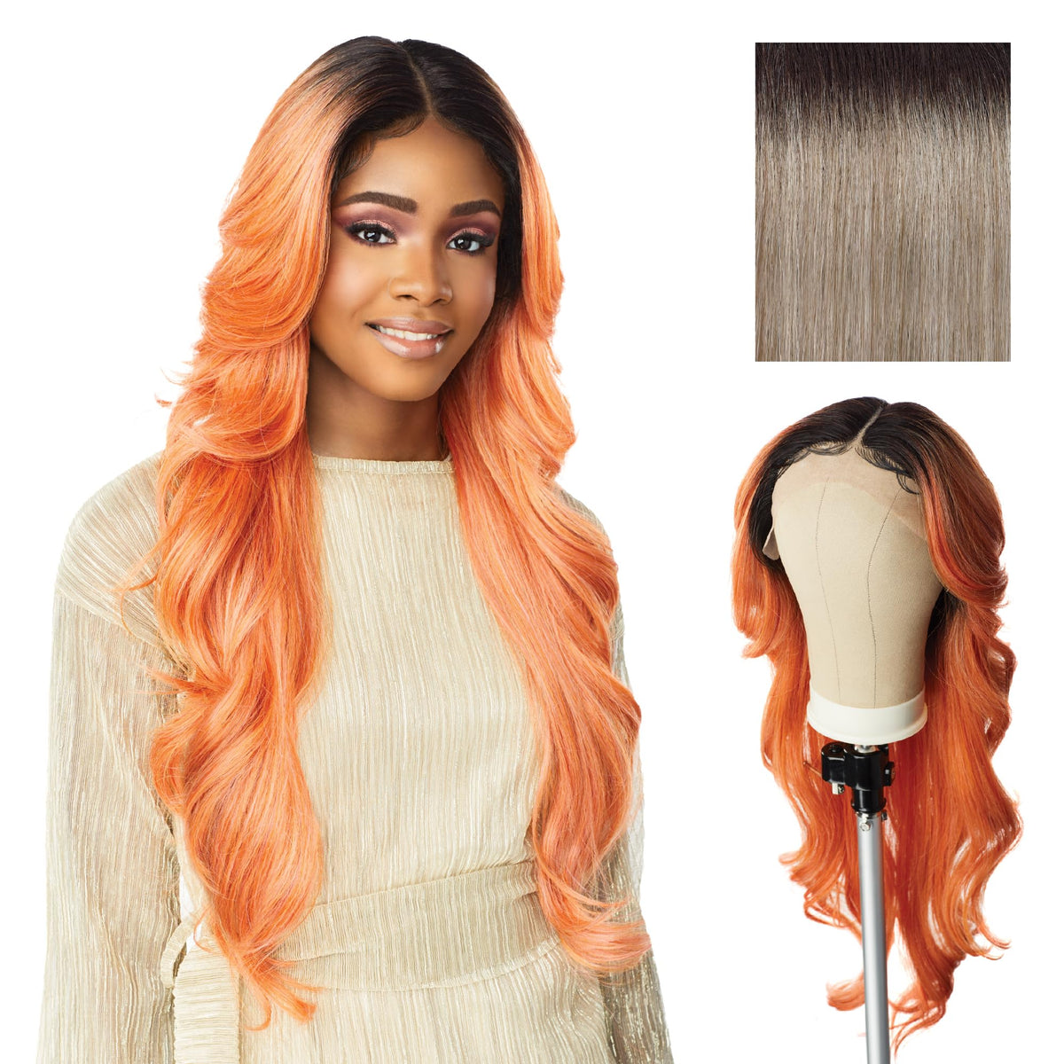 Sensationnel Butta LaceWig-Unit 2, T4/ASHBLONDE