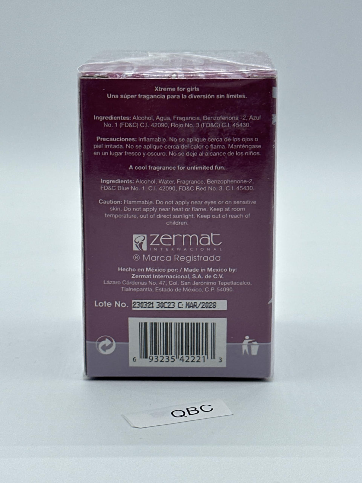 Zermat Perfume Xtreme for Girls, Perfume para Niñas Beauty & Personal Care Zermat