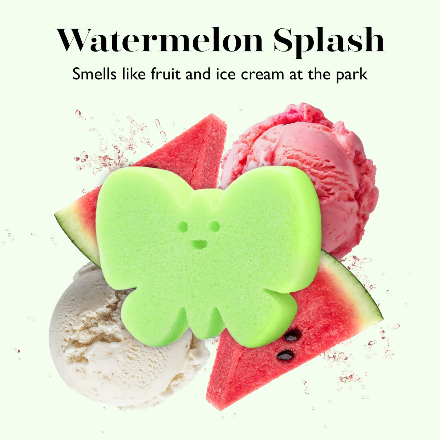 Spongelle Butterfly Eco Collection Animals Kids Buffer Body Scrubber - Bath & Shower Loofah for Kids - Biodegradable, Cruelty-Free, Vegan Beauty and Personal Care SPONGELLÉ