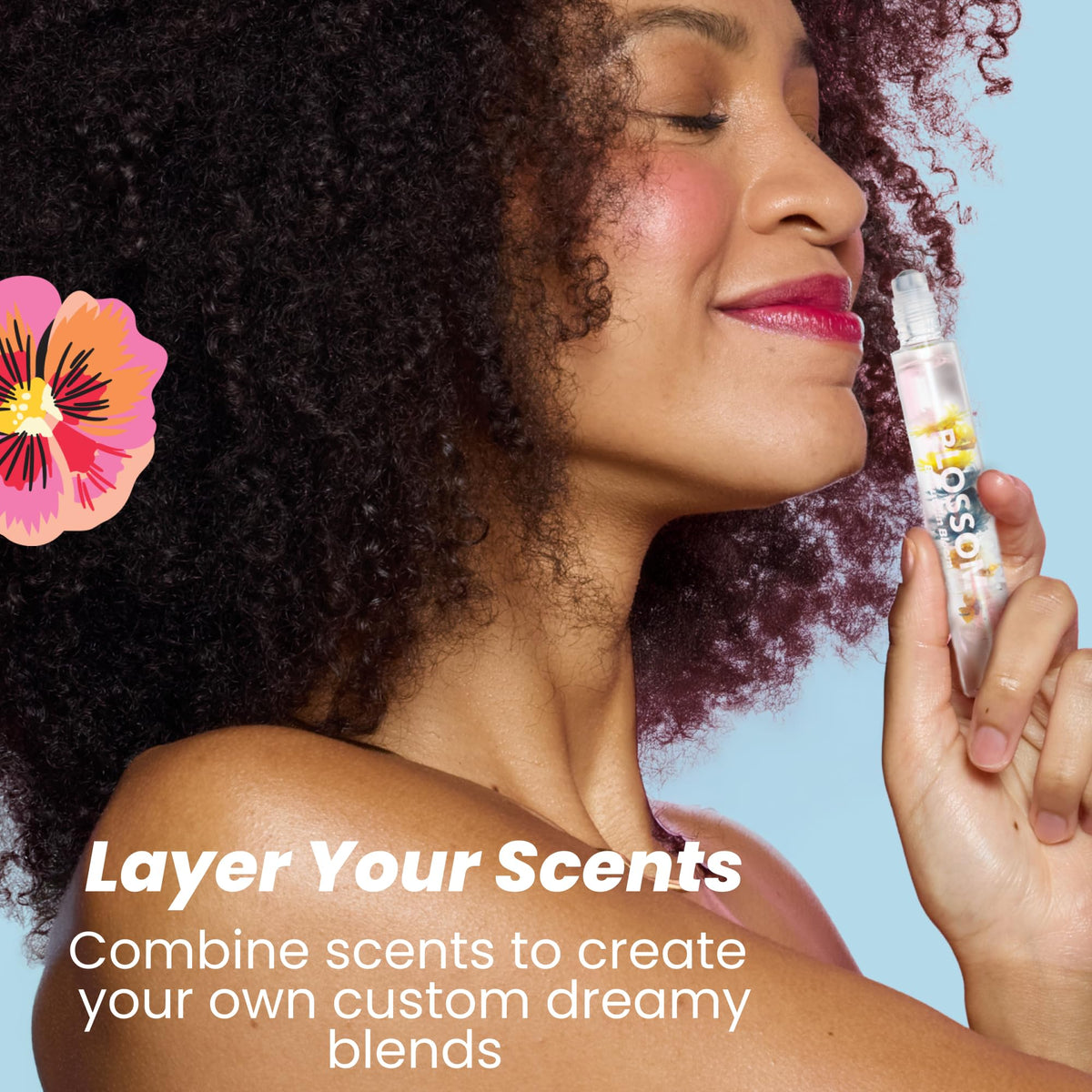 Blossom Roll on Perfume for Women Alcohol Free Rollerball Perfume Oil with Essential Oils, Infused with Real Flowers, Made in USA, 0.20oz (Vanilla Beauty & Personal Care Blossom