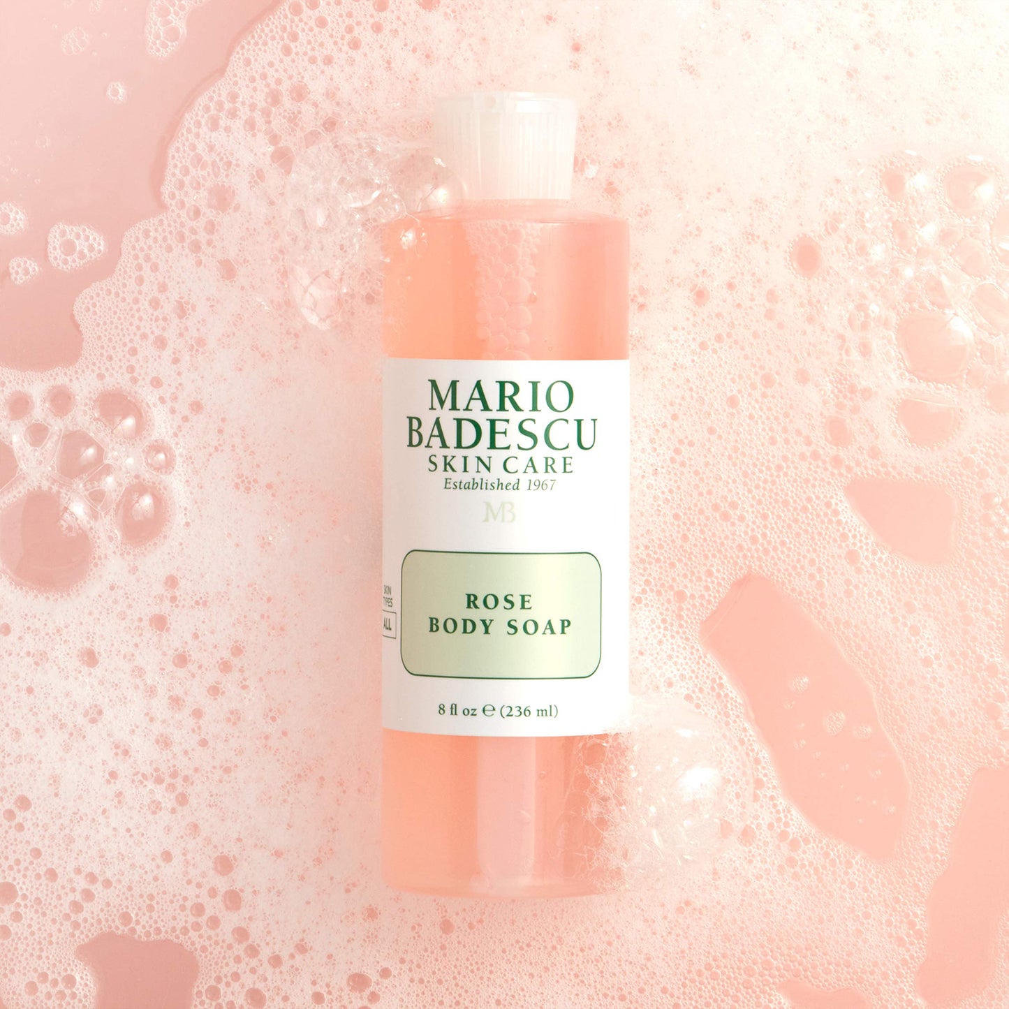 Mario Badescu Rose Body Soap | For a Pampered, Refreshed, and Hydrated Skin | Scented with the Sweetest Hint of Floral | Shower Gel for Daily Use | 8 Beauty & Personal Care Mario Badescu