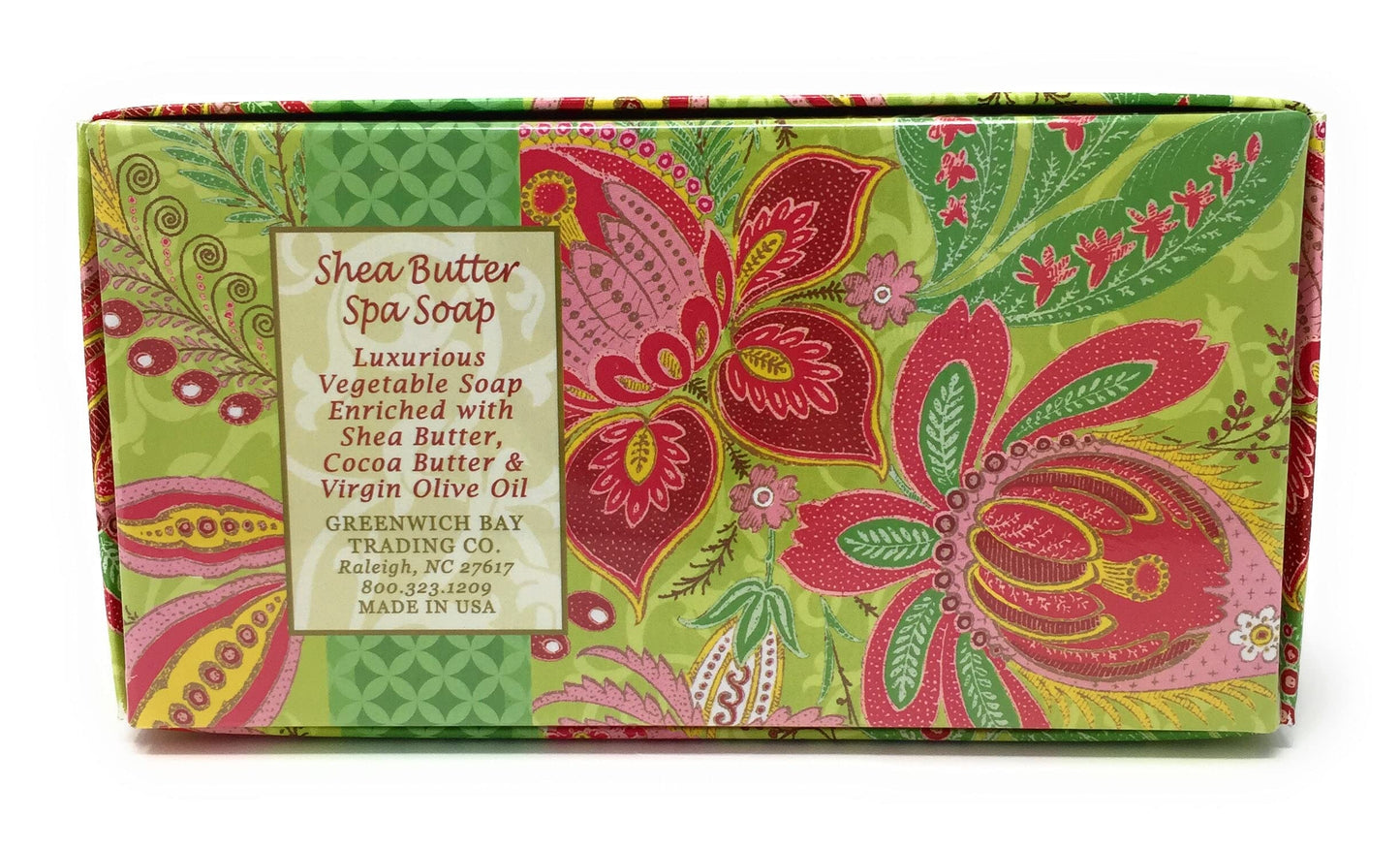 Greenwich Bay Trading Co. Shea Butter Spa Soap, 12.9 Ounce, Passion Flower and Olive Oil, 3 Pack Beauty & Personal Care Greenwich Bay Trading Company