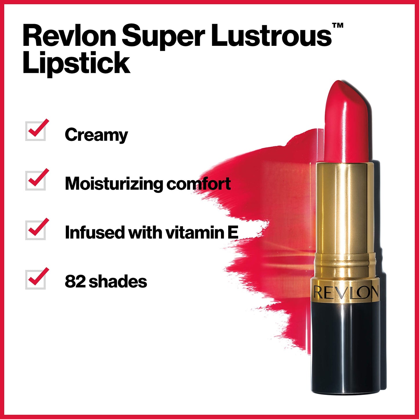 Revlon Super Lustrous Lipstick Shine ~ Kissable Pink 805 Beauty & Personal Care REVLON