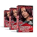 Revlon Colorsilk Beautiful Color Permanent Hair Color, (OLD VERSION) 34 Deep Burgundy (Pack of 3) Beauty & Personal Care REVLON