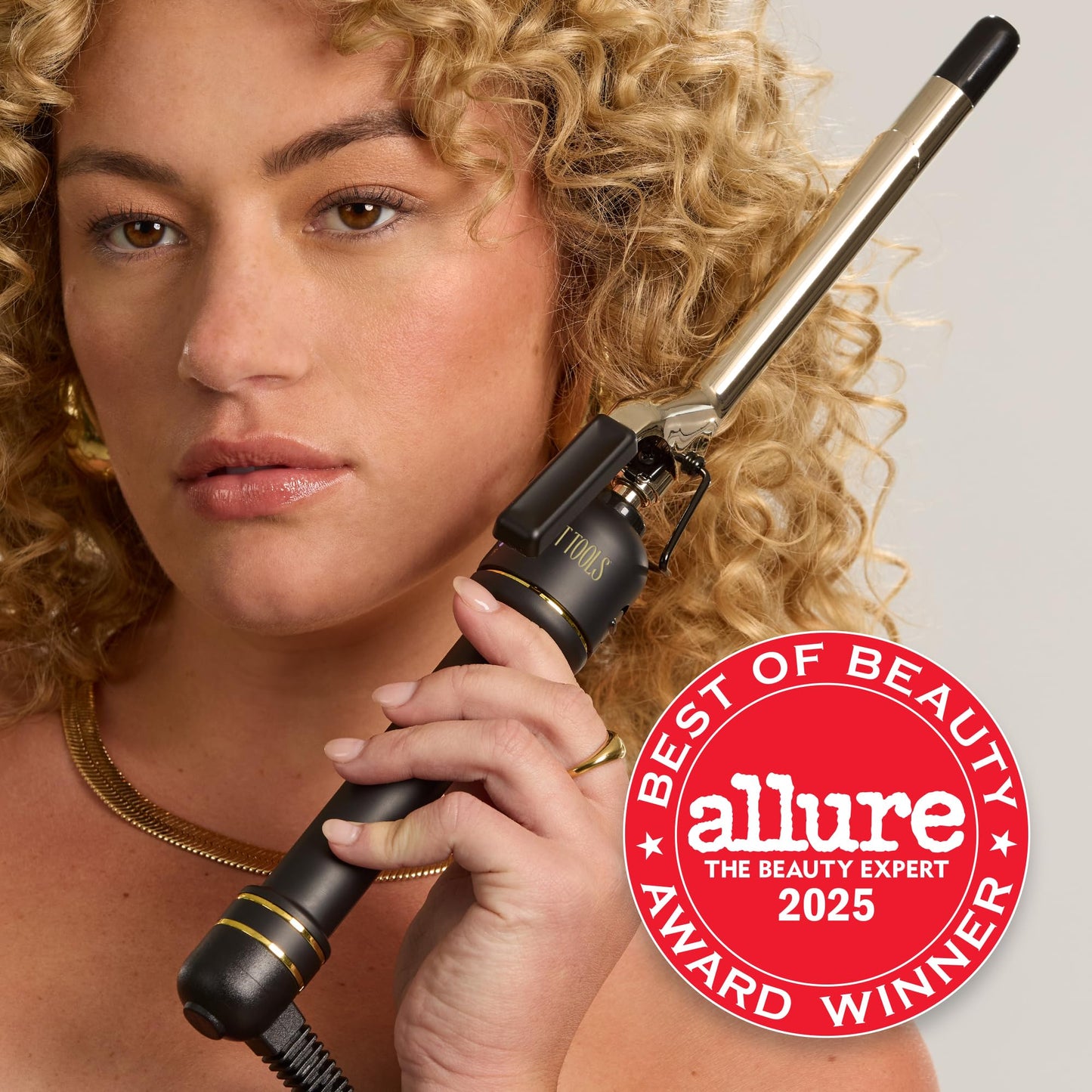 Hot Tools 24K Gold Professional 1" Extended Barrel Curling Iron Beauty and Personal Care HOT TOOLS