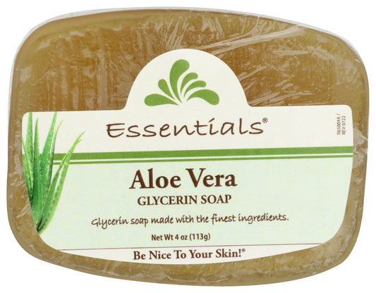 Clearly Natural Essentials Aloe Vera Pure and natural glycerine soap 4 oz Beauty & Personal Care Clearly Natural