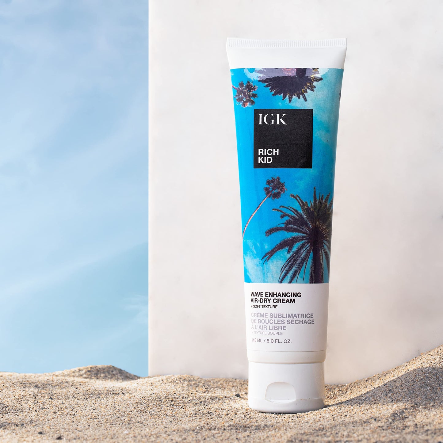IGK RICH KID Wave Enhancing Air-Dry Cream | Hold + Texture + Shine | Vegan + Cruelty Free | 5 Oz Beauty & Personal Care IGK