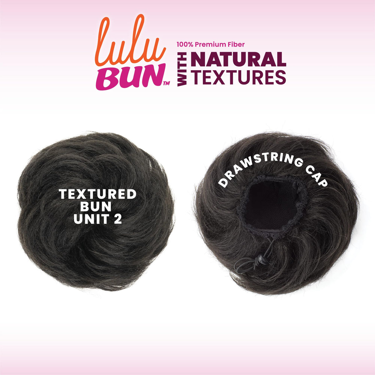 Sensationnel Lulu Bun Hair Extensions-Textured Bun Unit 2,F1B/30