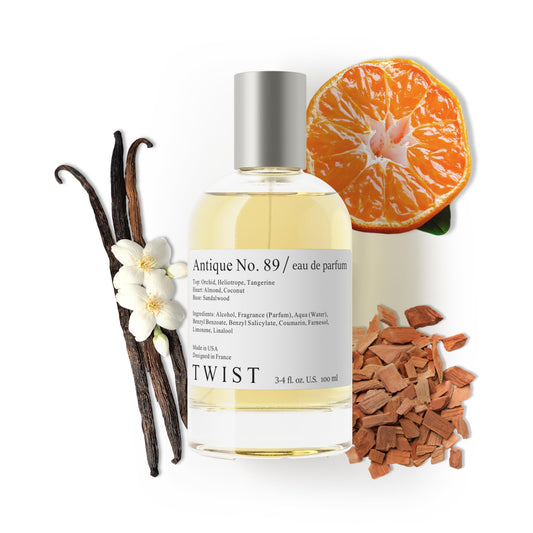 Twist Antique No. 89 - Eau De Parfum Inspired by Lattaf. Yara (Pink)/L. Mercier Amber Vanille, Long Lasting Perfume For Women, Paraben Free, Vegan Beauty & Personal Care HOUSE OF TWIST