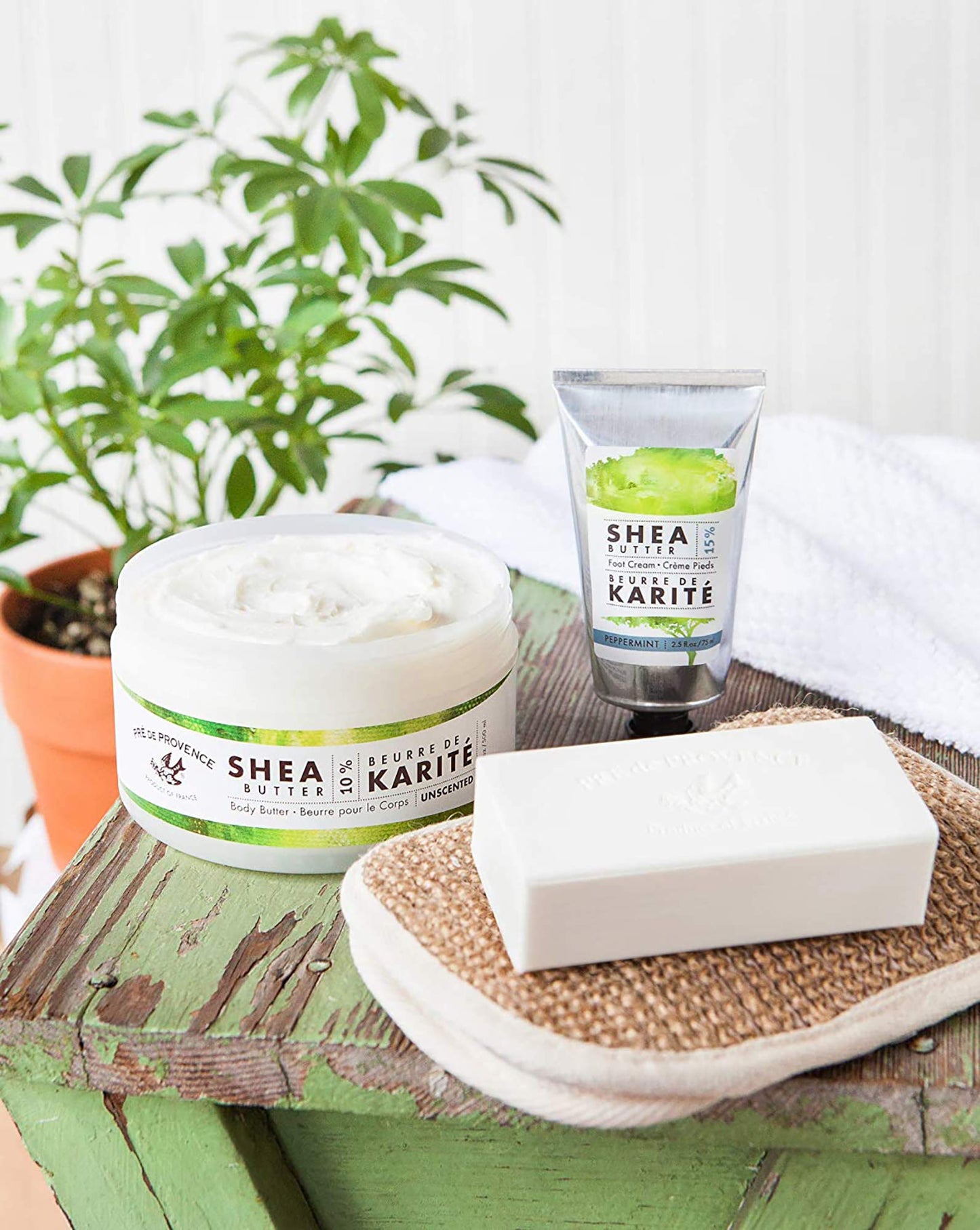 Pre de Provence Beurre De Karité Moisturizing Collection, Shea Butter Enriched Nourishing, Body Butter, 500 ML, Unscented Beauty & Personal Care Pre de Provence