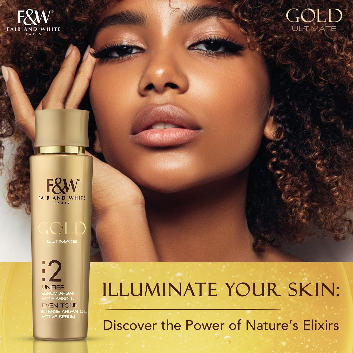 Fair & White 2: Gold Intense Argan Oil Active Serum 30 Ml/1fl.Oz Beauty & Personal Care FAIR & WHITE