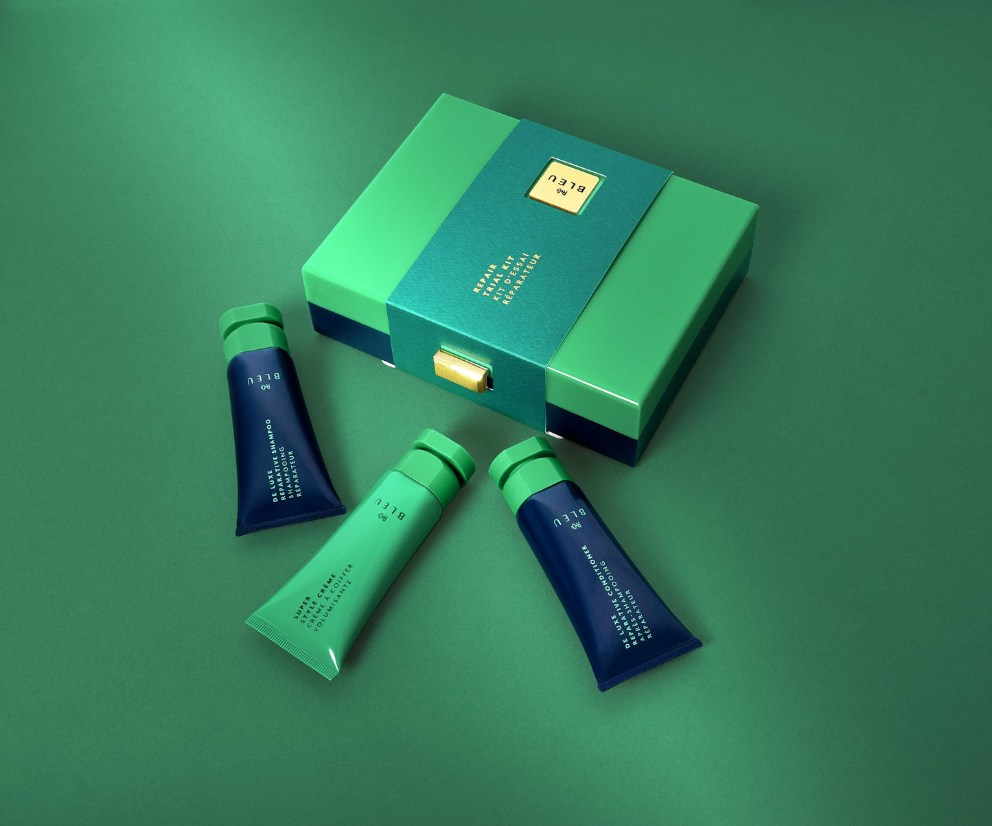 R+Co BLEU Repair + Moisture Trial Set | Limited Edition | Travel Size Shampoo, Conditioner & Repair Mask | Strengthens, Hydrates, and Revives Damaged Beauty & Personal Care R+Co