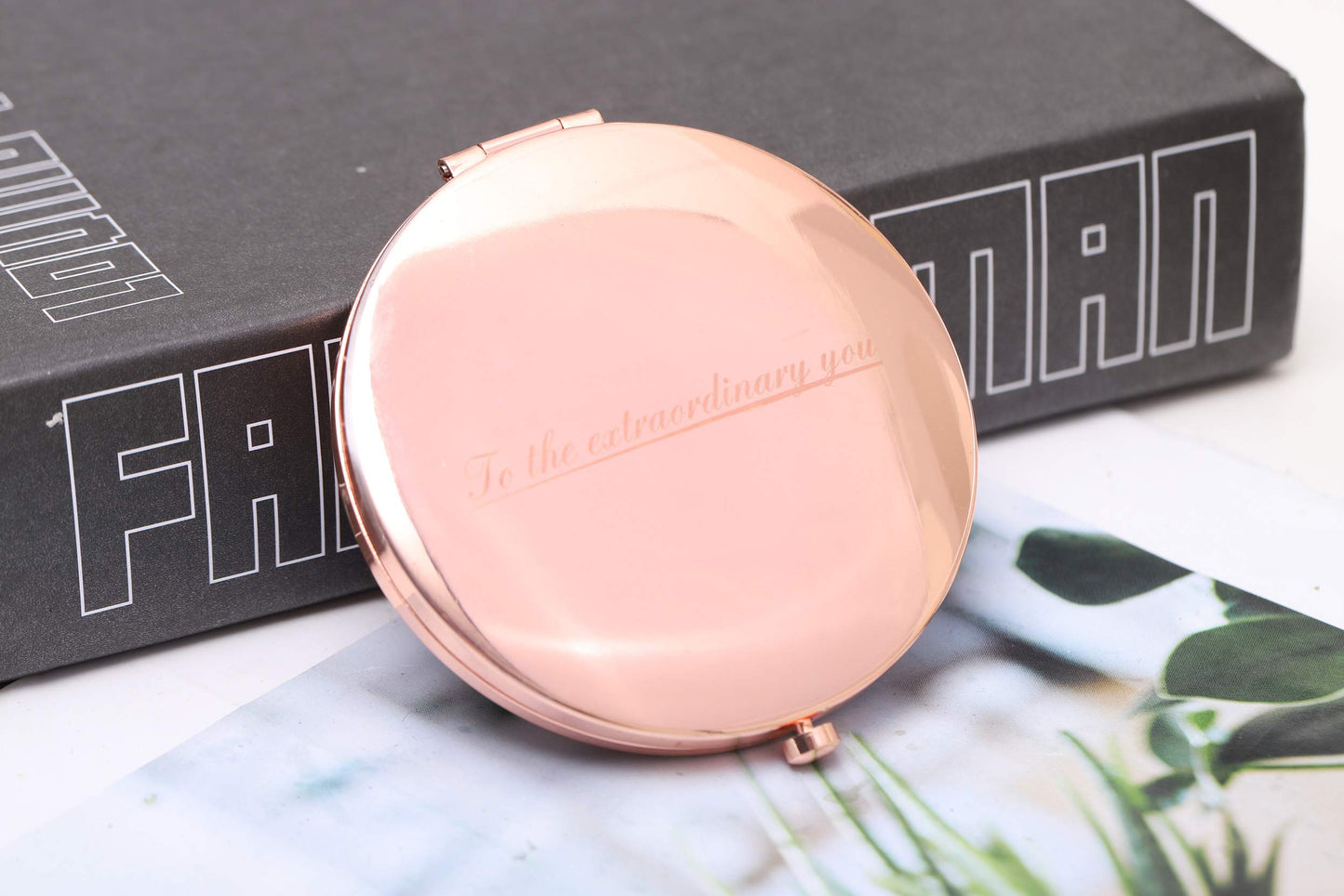 BangBangSing Magnifying Compact Cosmetic Mirror 2.75 Inch Round Handheld Travel Pocket Makeup Mirror Beauty & Personal Care BANGBANGSING