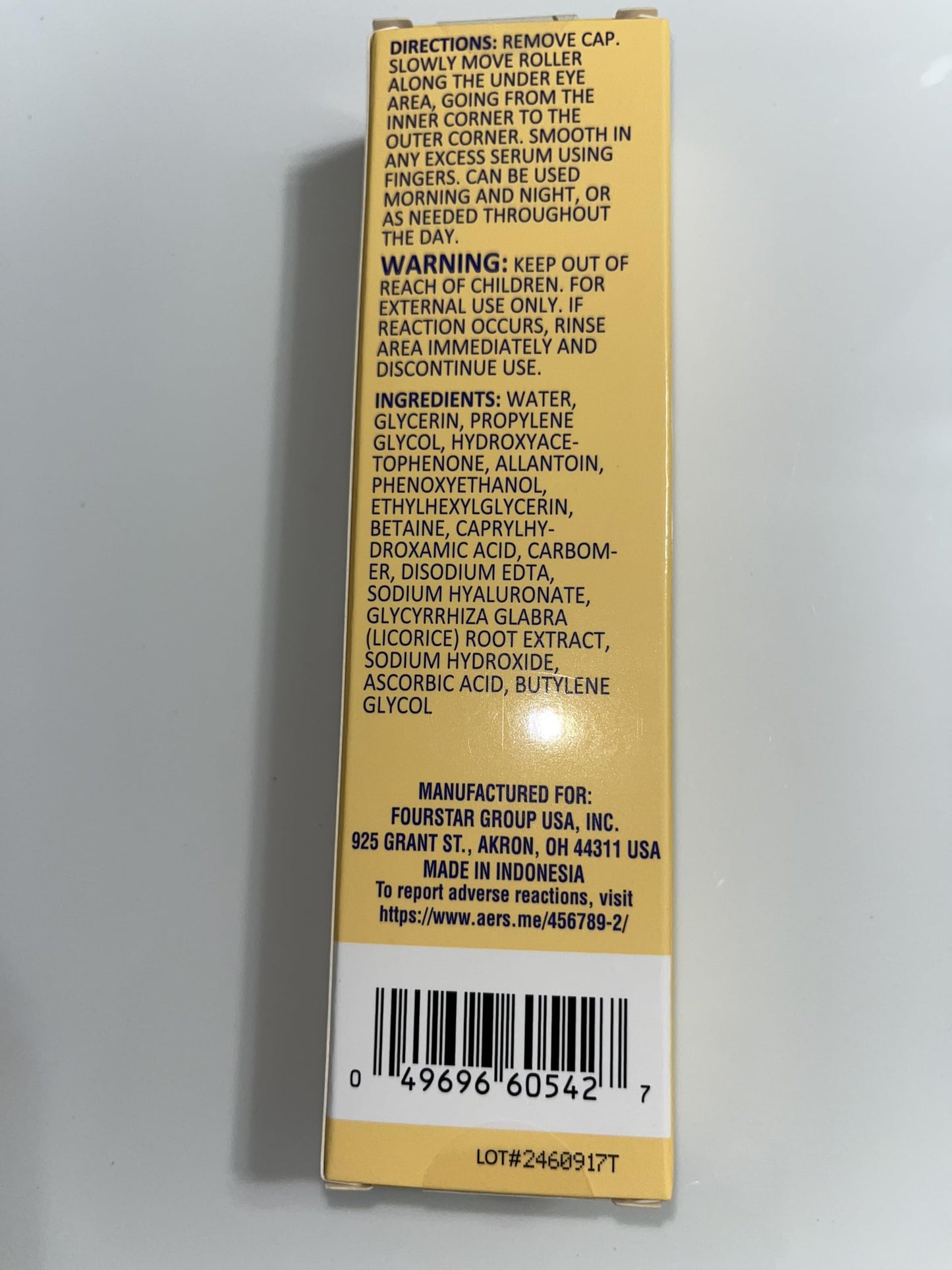 B.pure Vitamin C Serum Under Eye Roller, Fragrance Free, Helps Reduce Dark Circles, 0.5 FL OZ Beauty & Personal Care b.pure