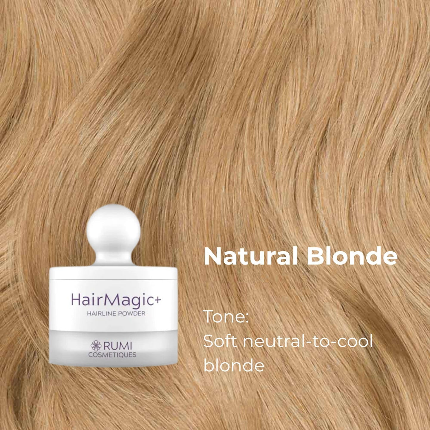 Rumi Cosmetiques HairMagic+ Root Touch Up Powder for Mature Women - Instant Gray Hair Coverage & Hairline Filler - Water-Resistant, Natural Finish Beauty & Personal Care Rumi Cosmetiques