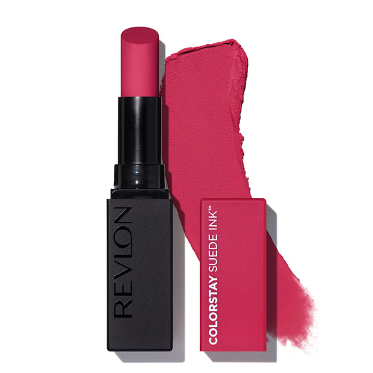 Revlon Lipstick, ColorStay Suede Ink, Built-in Primer, Stocking Stuffer for Women, Waterproof, Smudge-proof, Matte Color, 011 Type A, 0.09 oz Beauty & Personal Care REVLON