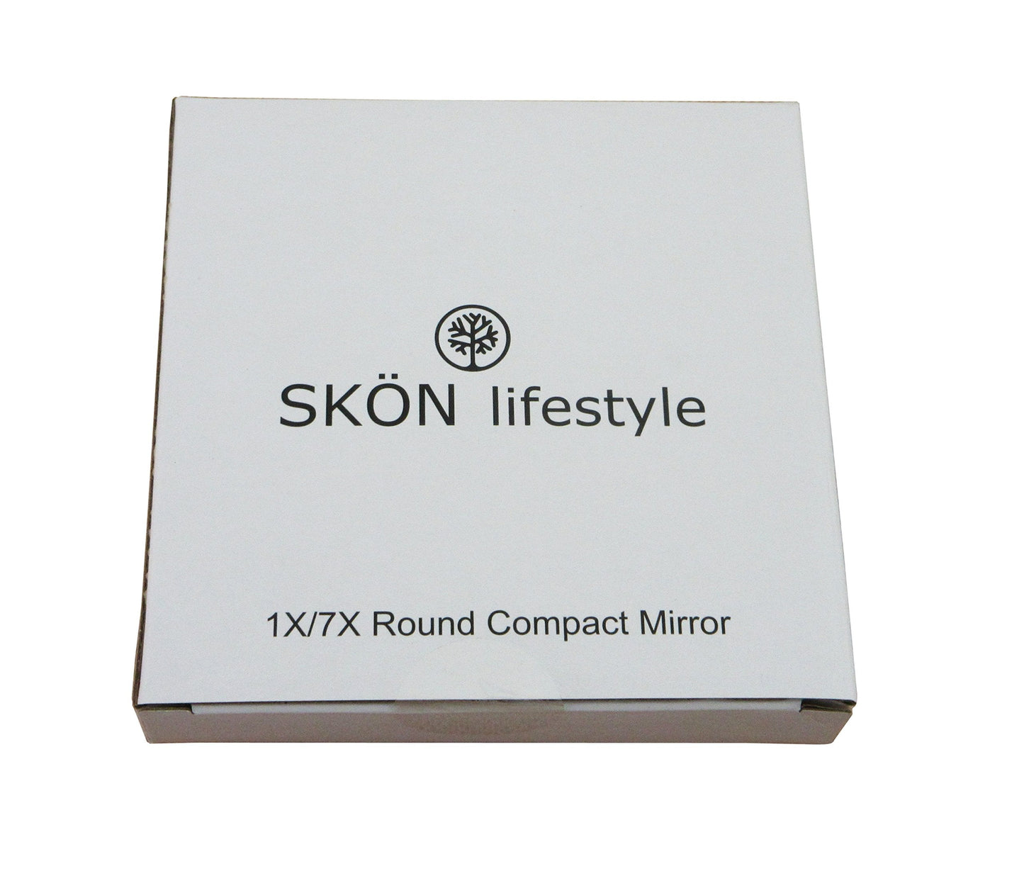 SKÖN lifestyle - Jessy, Perfect 7X/1X Travel Mirror - Large 4 Inch Compact Glass Mirrors - 7X magnification and traditional 1X mirror, Full 180 degree Beauty & Personal Care SKÖN lifestyle