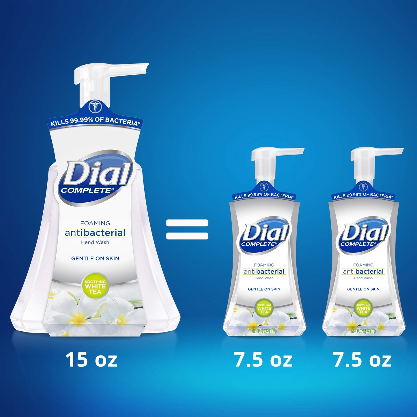 Dial Complete Antibacterial Foaming Hand Wash, Coconut Water/Soothing White Tea, 15 fl oz (Pack of 4) Beauty & Personal Care Dial