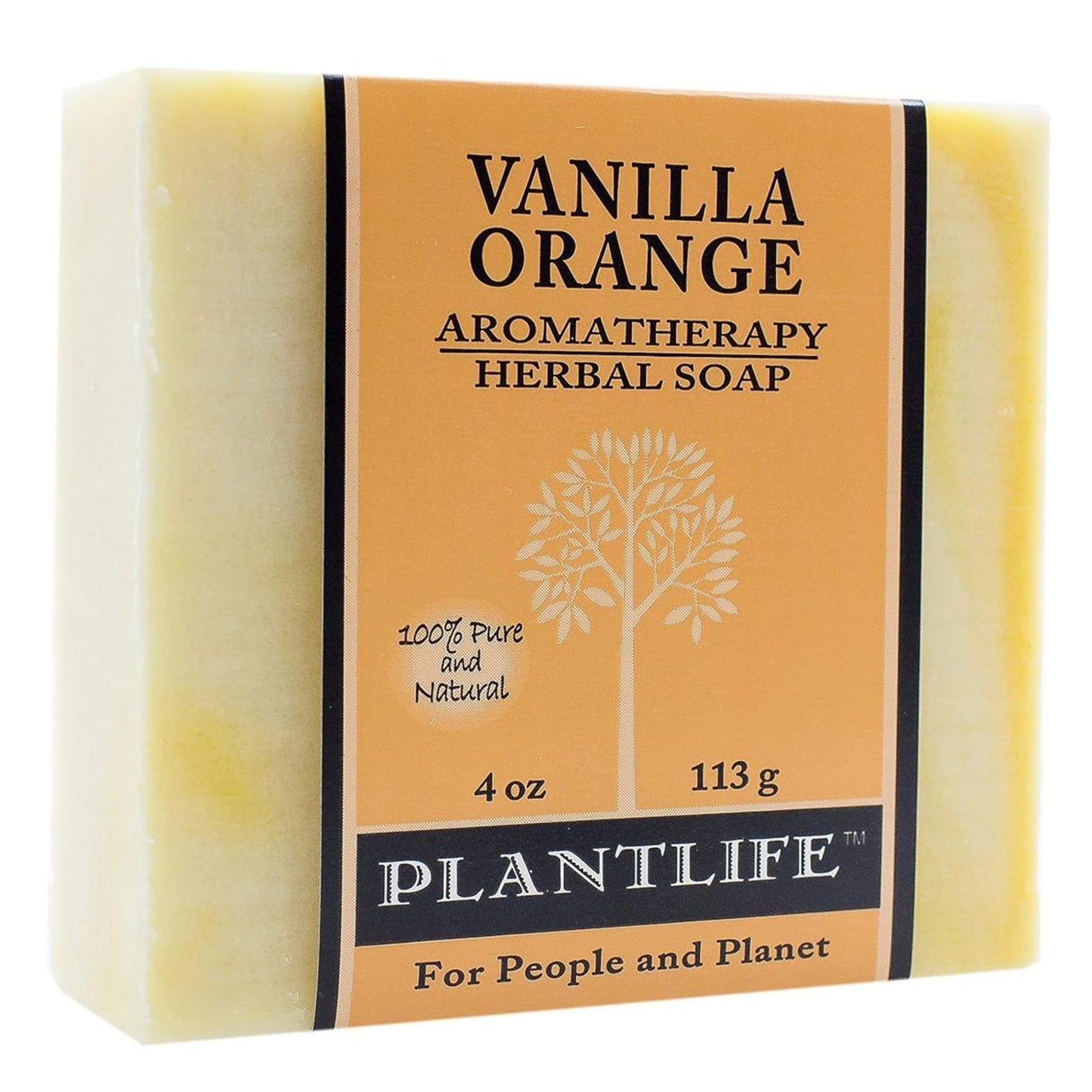 Plantlife Vanilla Orange Bar Soap - Moisturizing and Soothing Soap for Your Skin - Hand Crafted Using Plant-Based Ingredients - Made in California 4oz Beauty & Personal Care Plantlife