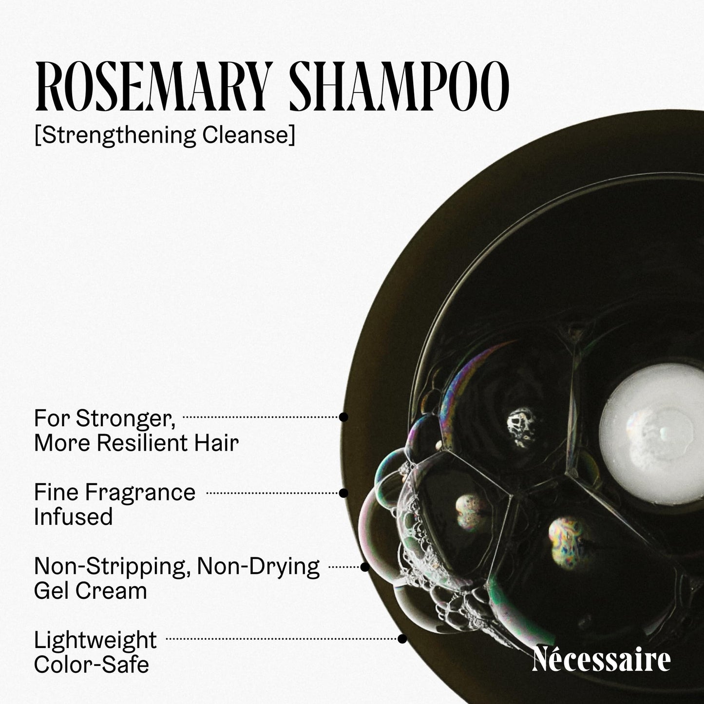 Nécessaire Rosemary Hair Duo | Multi-Protein Strengthening Rosemary Shampoo and Conditioner Set For Thinning Hair. For Women + Men. Free Of Sulfates Beauty & Personal Care Nécessaire
