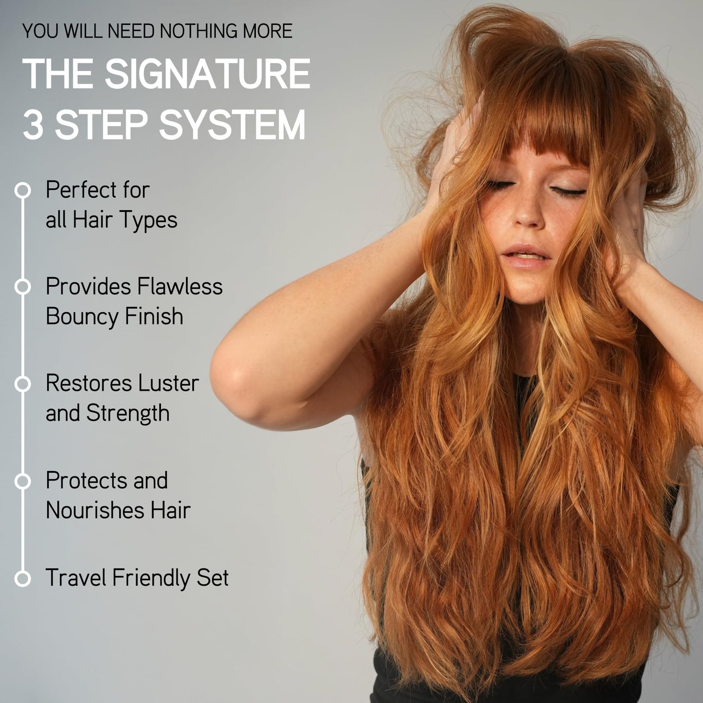 ILES FORMULA Signature Collection Discovery Set - Hydrating Trial Size Shampoo & Conditioner w/Sample Finishing Serum Blow Dry Cream for Dry, Damaged Beauty & Personal Care ILES FORMULA
