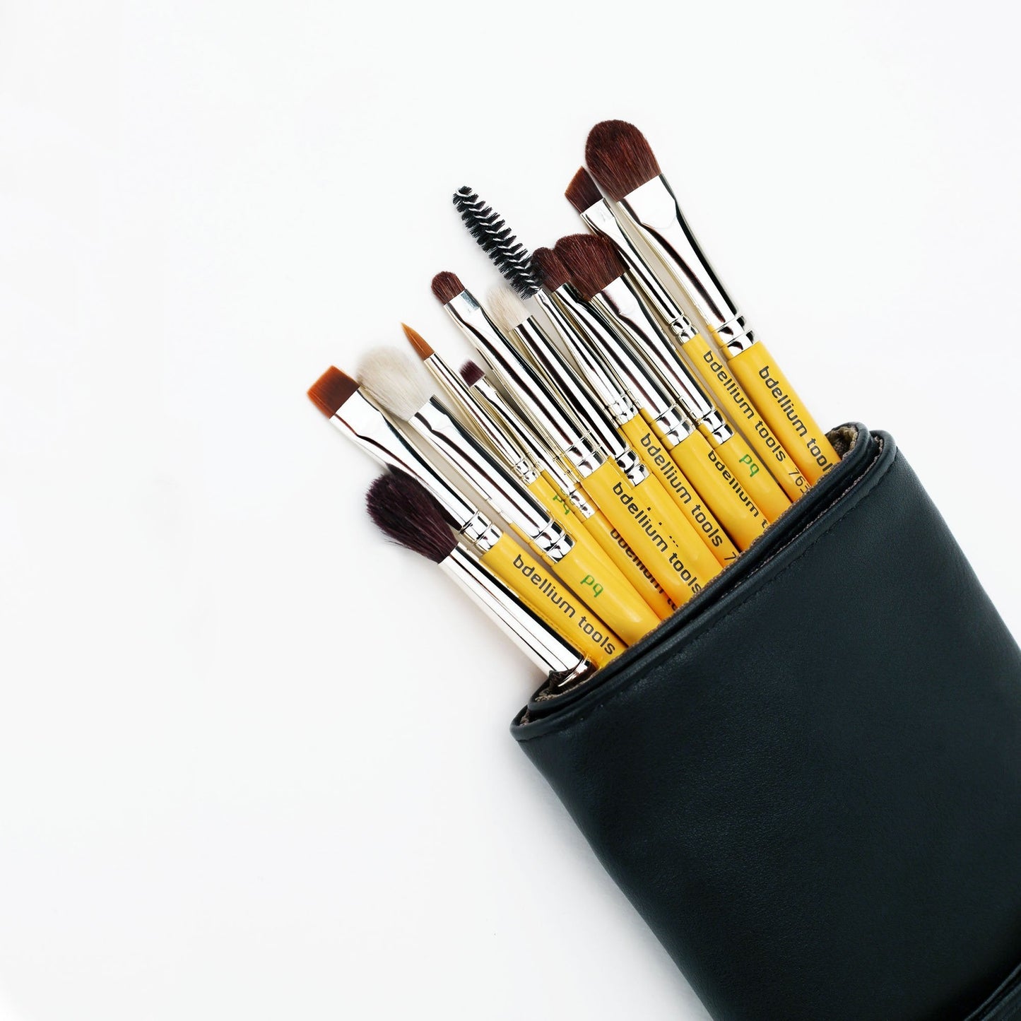 Bdellium Tools Professional Makeup Brush Travel Series - Eyes 12pc. Brush Set with Roll-Up Pouch Beauty & Personal Care bdellium tools