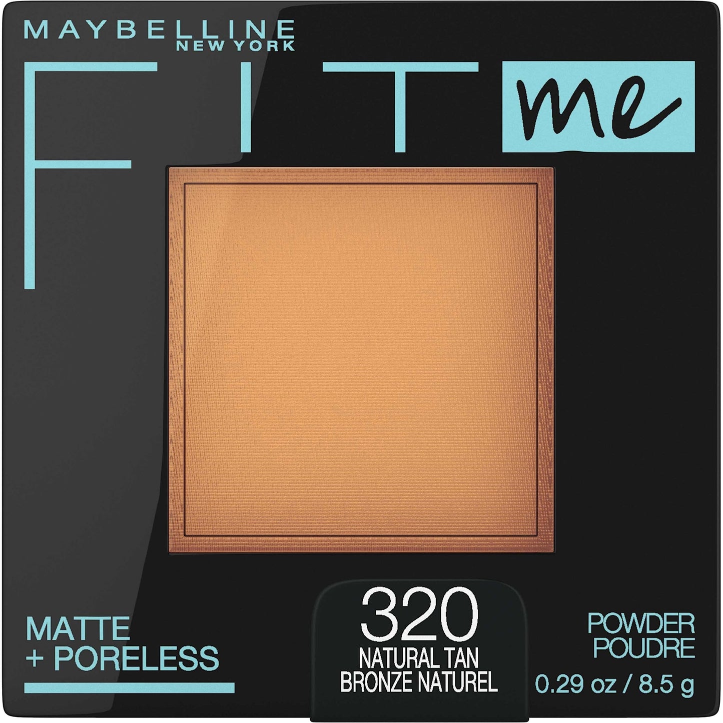 Maybelline Fit Me Matte + Poreless Pressed Face Powder Makeup & Setting Powder, Natural Tan, 1 Count Beauty & Personal Care MAYBELLINE