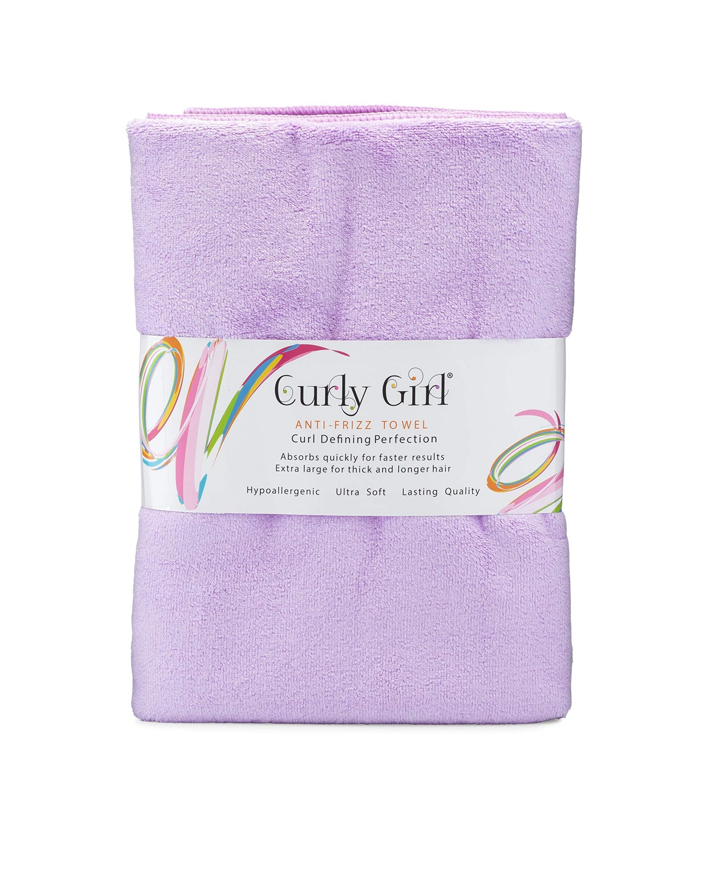 Curly Girl Shampoo, Conditioner & Anti Frizz Microfiber Towel Set (Lavender) Beauty & Personal Care Curly Girl