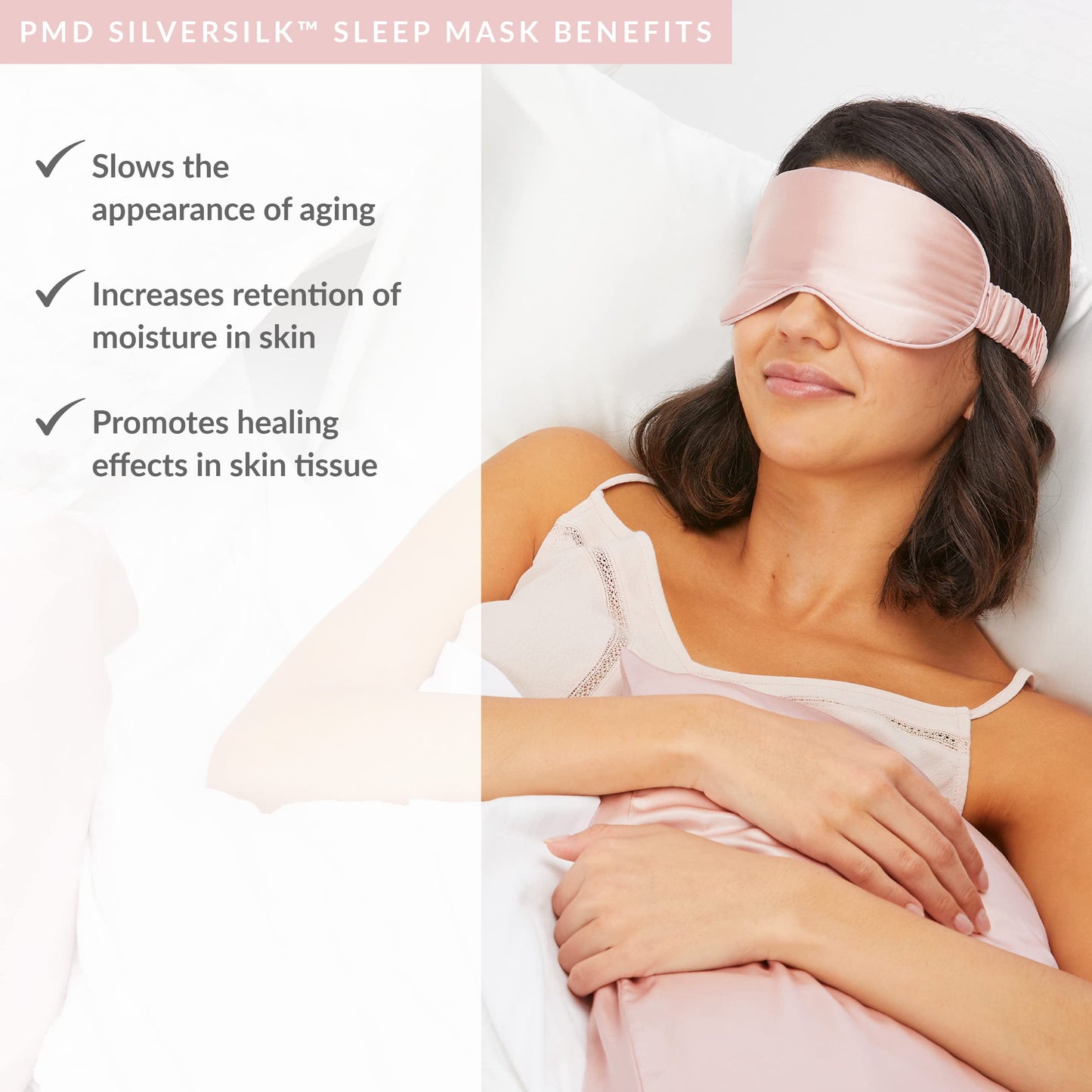 PMD Beauty silversilk Sleep Mask,1 ct. Beauty & Personal Care PMD Beauty