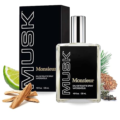 Dana Monsieur Musk EDT Spray Mens Fragrances 4 Oz Beauty & Personal Care Dana