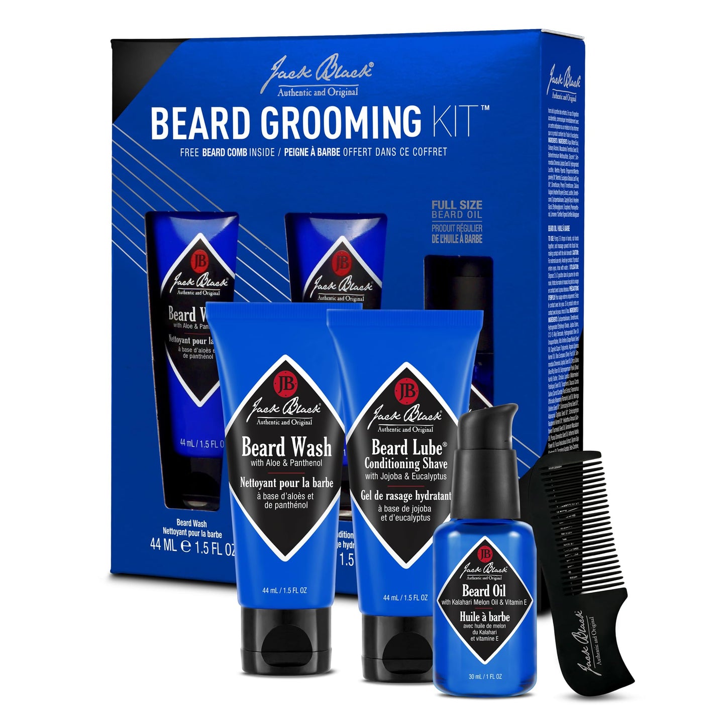 Jack Black Beard Grooming Kit - Travel Size Mens Beard Kit Gift Set Beauty & Personal Care Jack Black