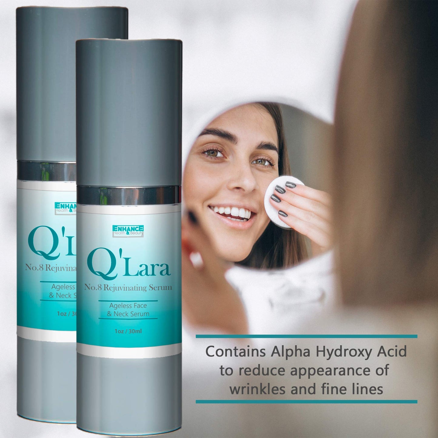 Q'Lara Skin Care No.8 Rejuvenation Serum - Powerful Vitamin C Serum - Rejuvenating Anti-Aging Formula - Potent day serum to give fast yet gentle Beauty & Personal Care Enhance Health & Beauty