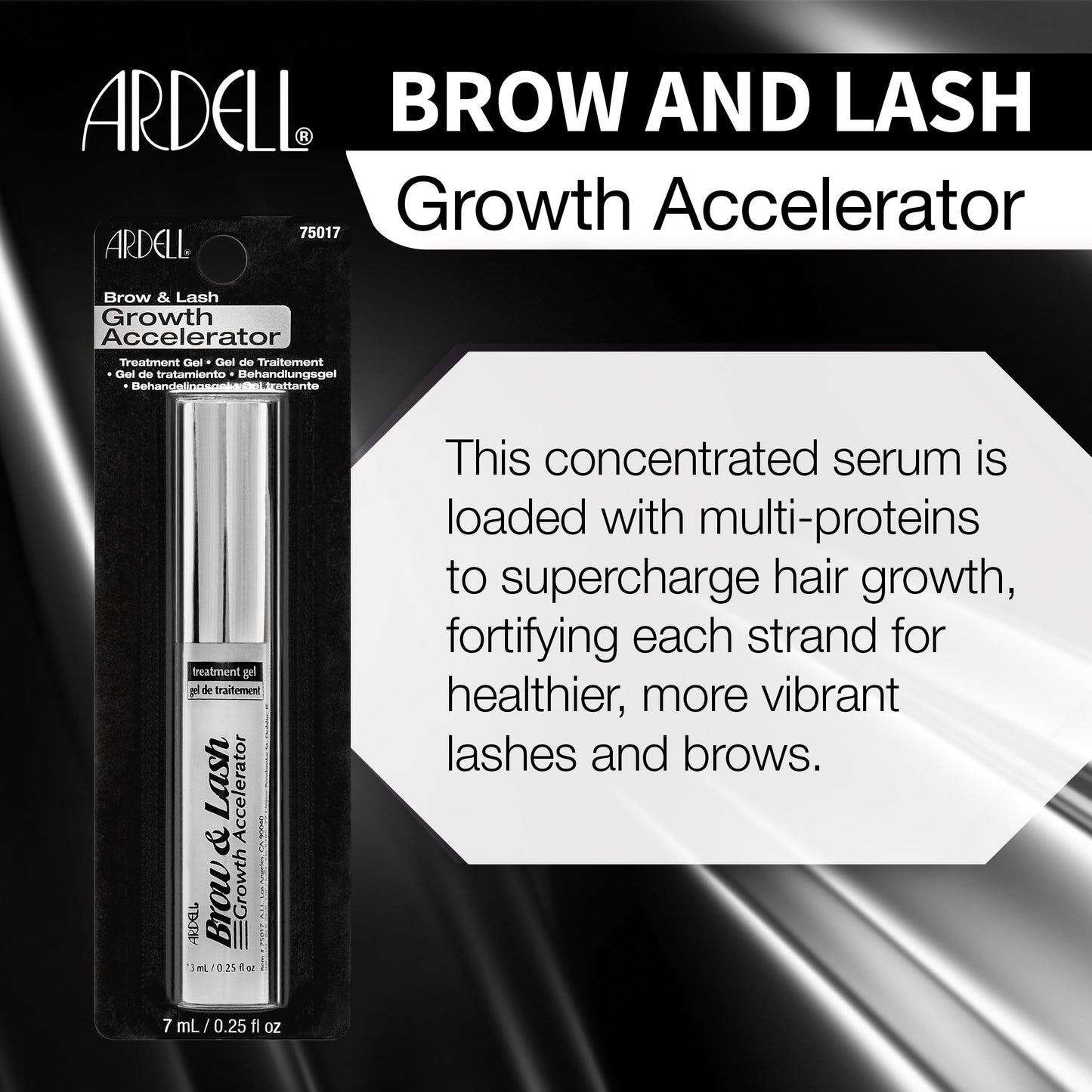 Ardell Brow & Lash Growth Serum Accelerator, Eyebrow Conditioner, Strengthening and Nourishing Eyelash Serum for Fuller, Thicker Brows and Lashes… Beauty & Personal Care Ardell