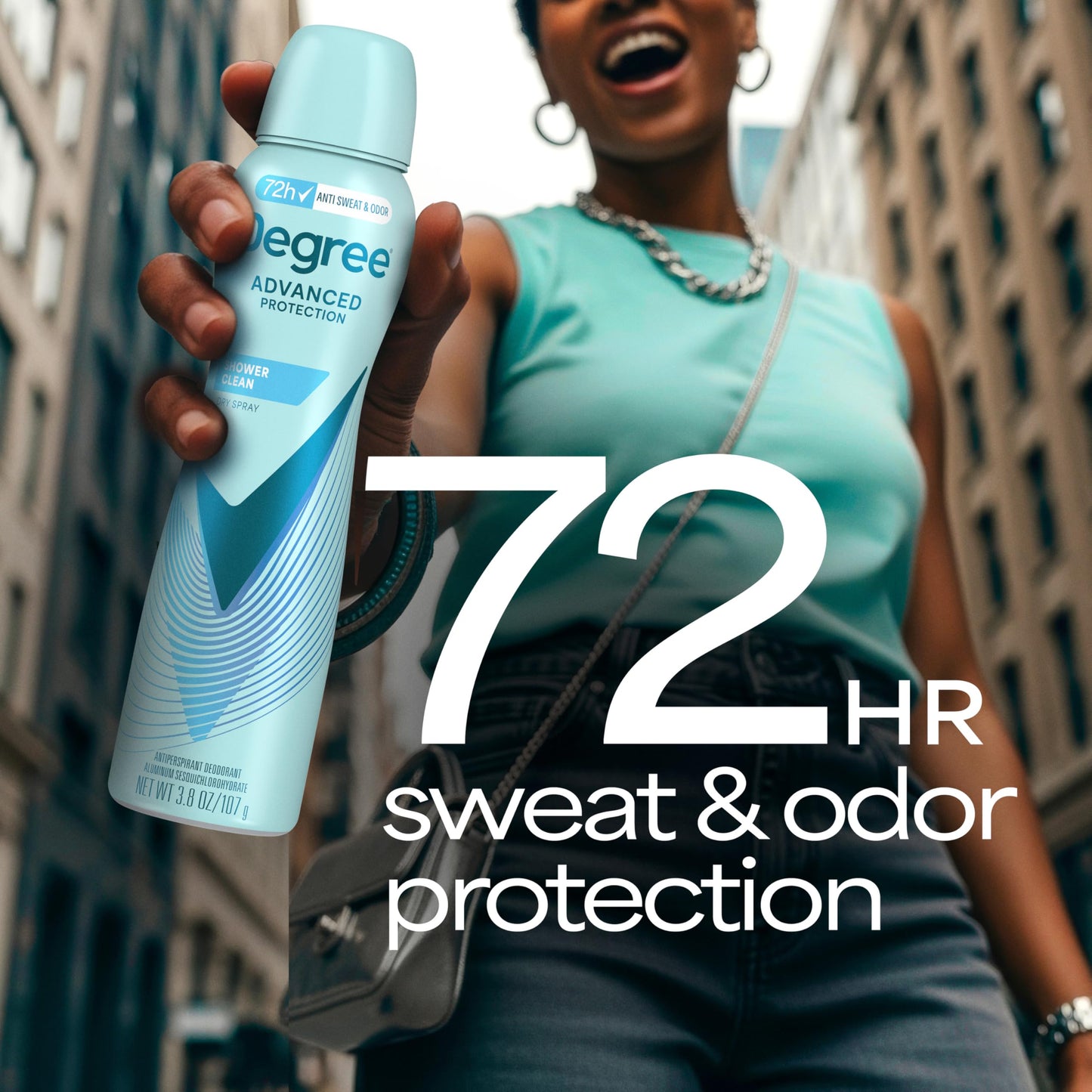 Degree Advanced Antiperspirant Deodorant Dry Spray Shower Clean 72-Hour Sweat and Odor Protection Spray Antiperspirant For Women With MotionSense Beauty and Personal Care Degree